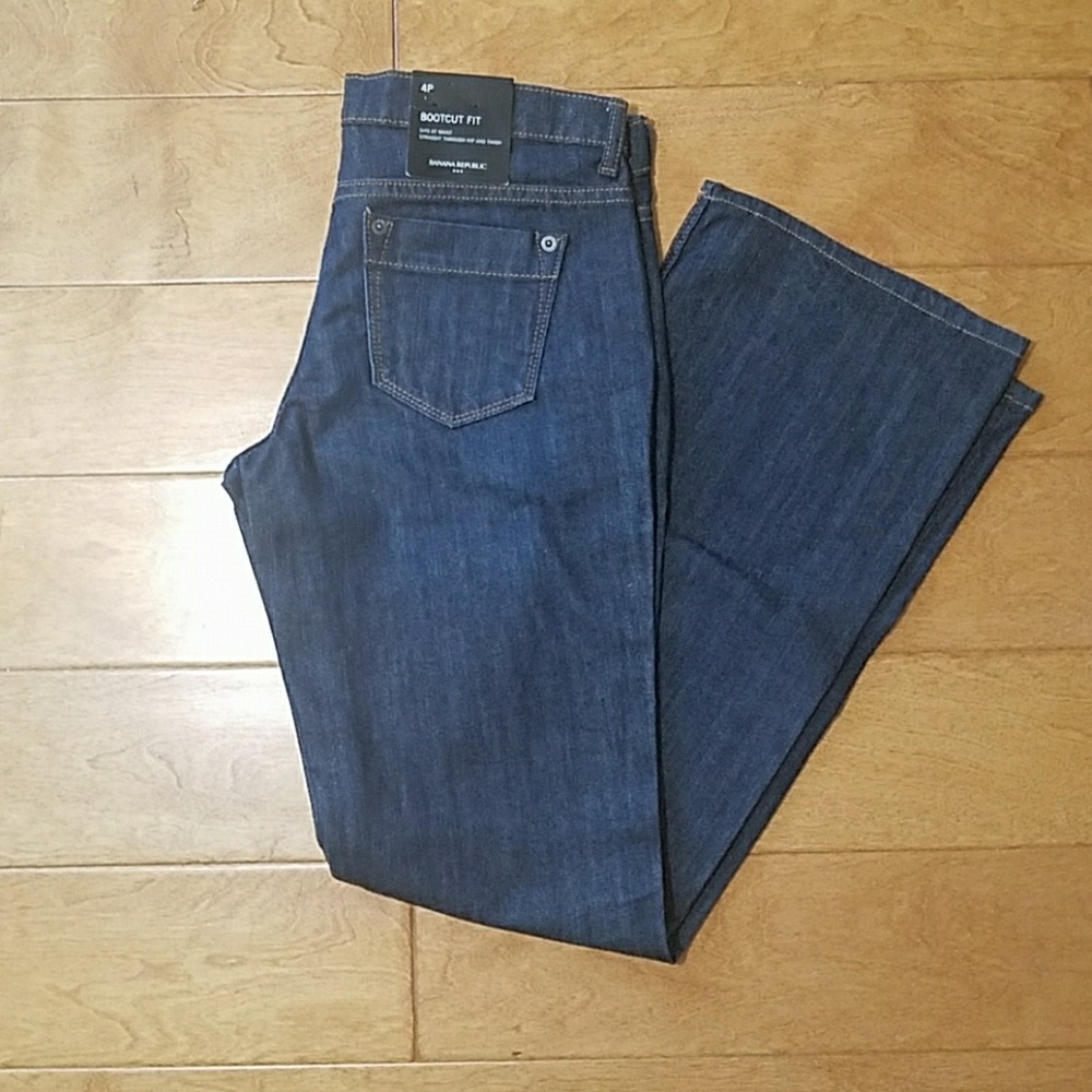 New boot cut jeans from banana republic
